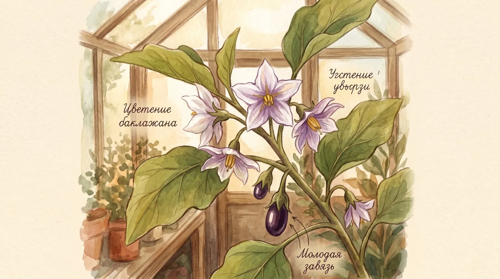 Подкормка баклажанов во время цветения и плодоношения в мае-июне 2026