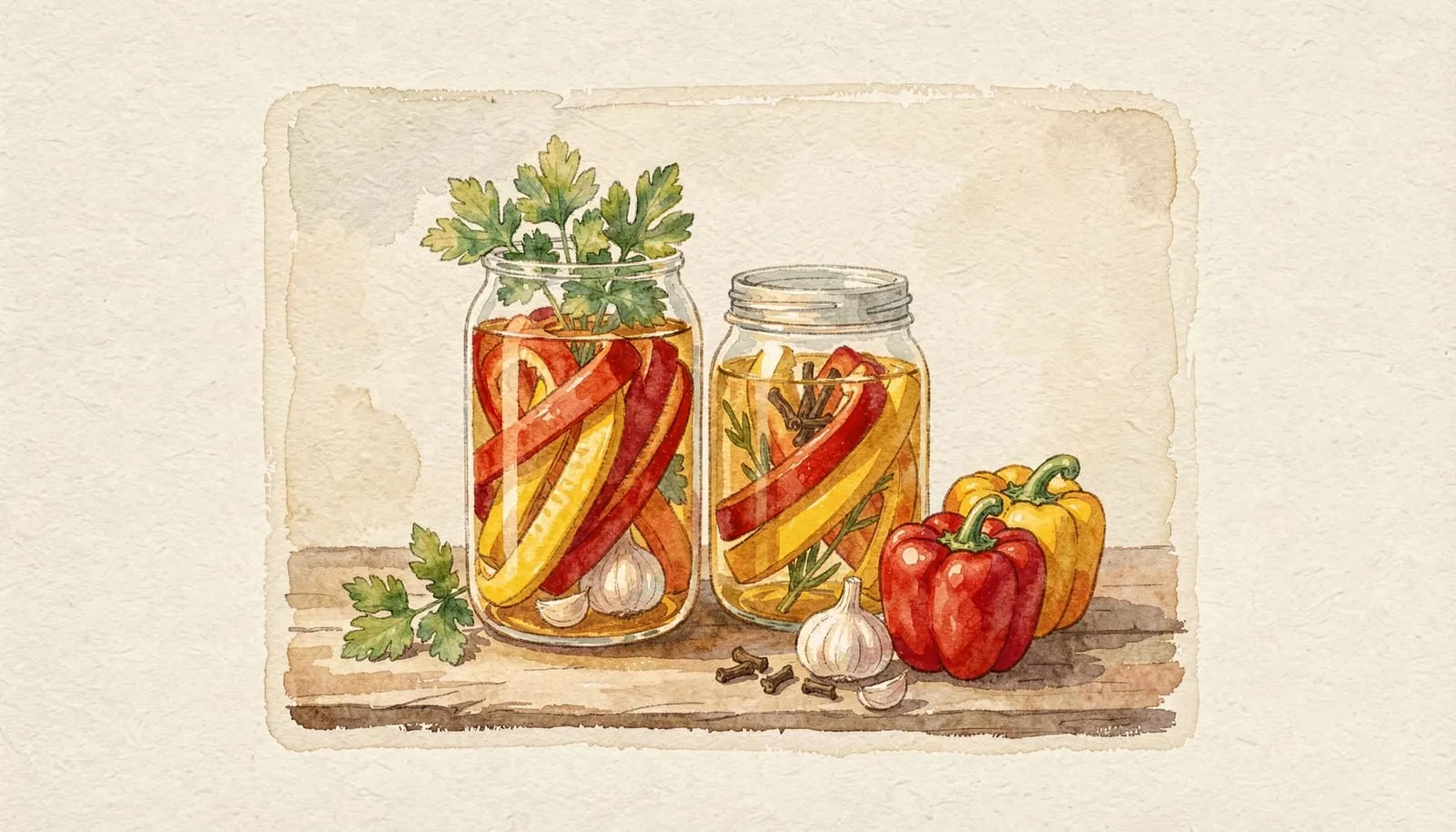 Перец в масле на зиму в 2026: рецепт без стерилизации