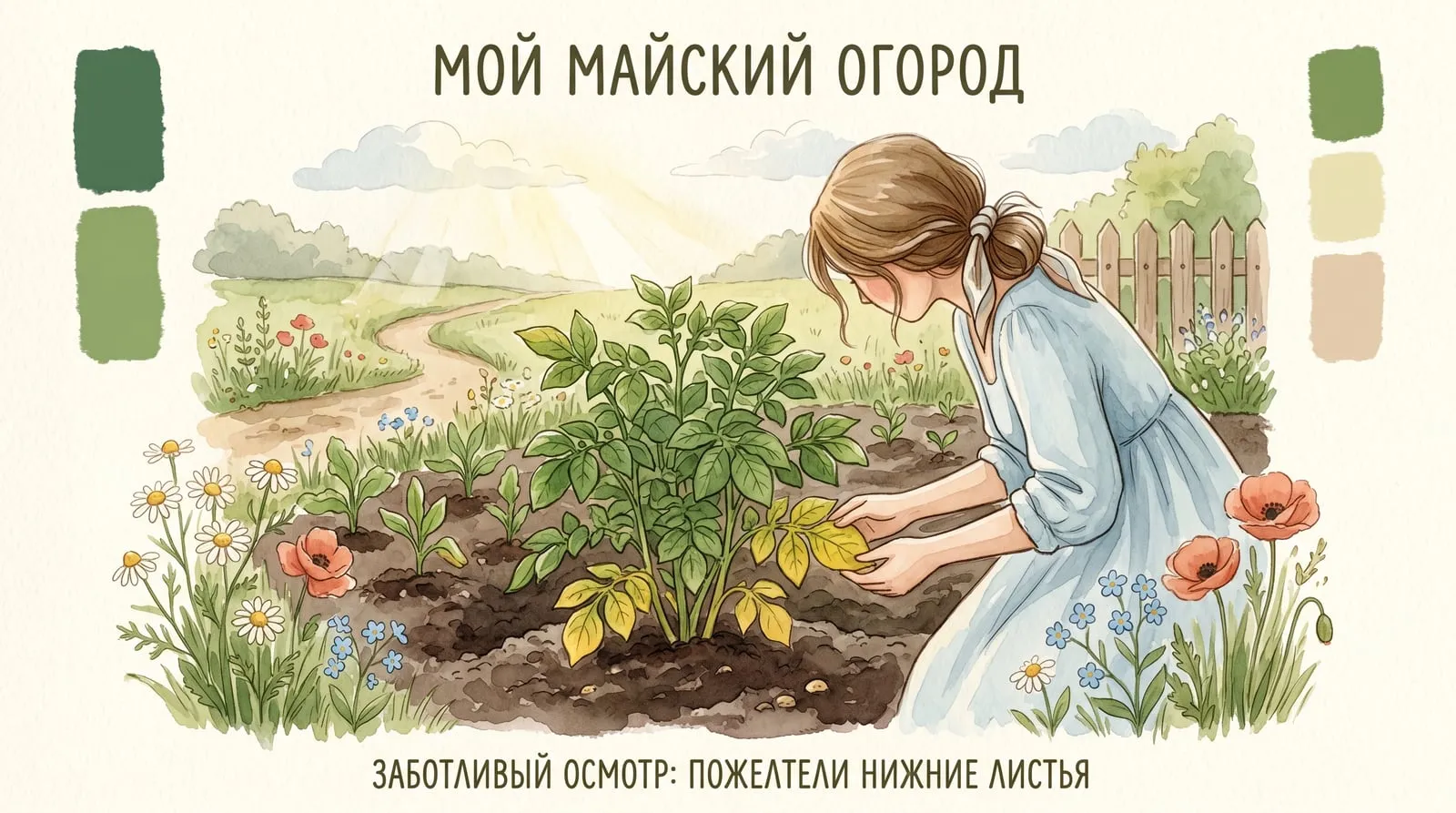 Желтеют листья у картофеля после всходов: 4 причины и помощь в мае-июне